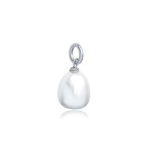 🤍 Minimalist Freshwater Pearl Charm - 925 Sterling Silver 💎